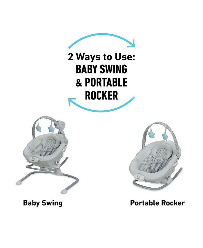 Graco Soothe 'n Sway Baby Swing with Portable Rocker & Reviews - All ...