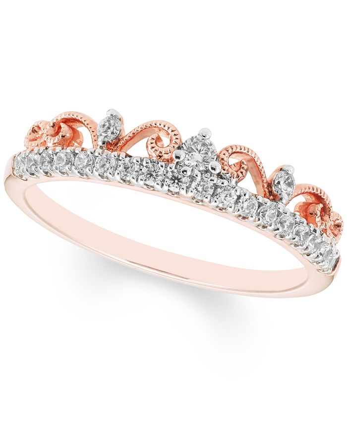 Macy's top crown ring