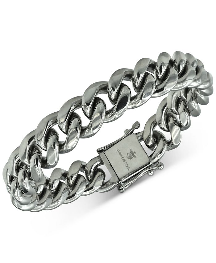 Macy s cuban store link bracelet
