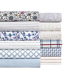 Printed Microfiber Sheet Sets, Created for Macy's