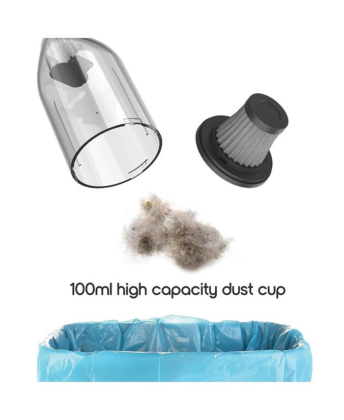 Tzumi ionvac HandVac, Cordless Handheld Vacuum with USBCharging and