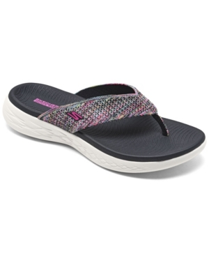 Skechers Women's On The Go 600 - Paradise Flip Flop Thong Sandals From ...
