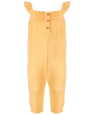 First Impressions Baby Girls Solid Smocked Romper Created by Macy's