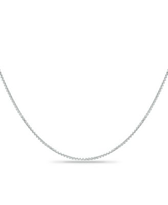 Sterling Silver Necklace, 20" Box Chain