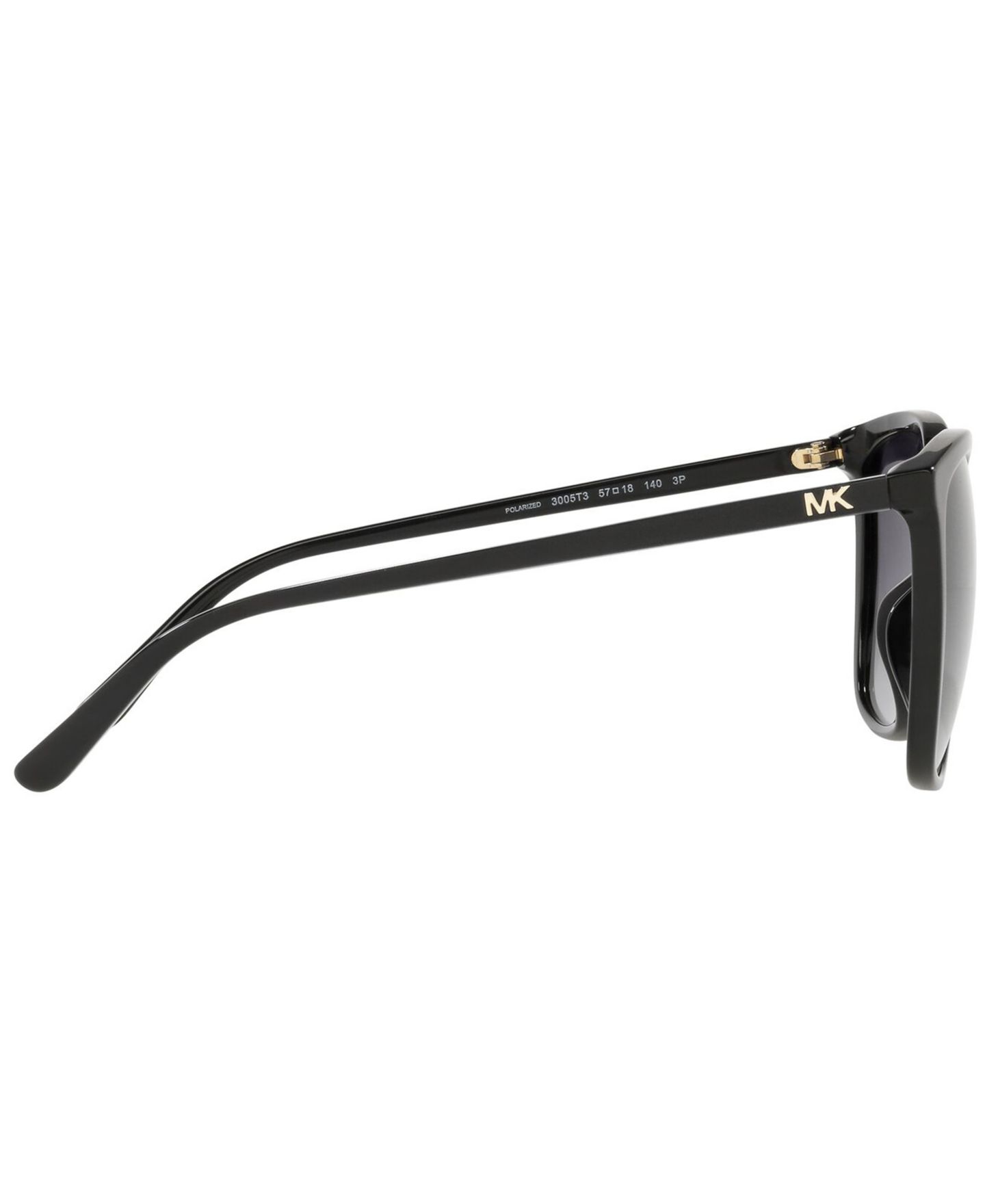 Женские солнцезащитные очки Michael Kors Polarized Sunglasses, MK2137, цвет: Чёрный / Тёмный серый — фото 4