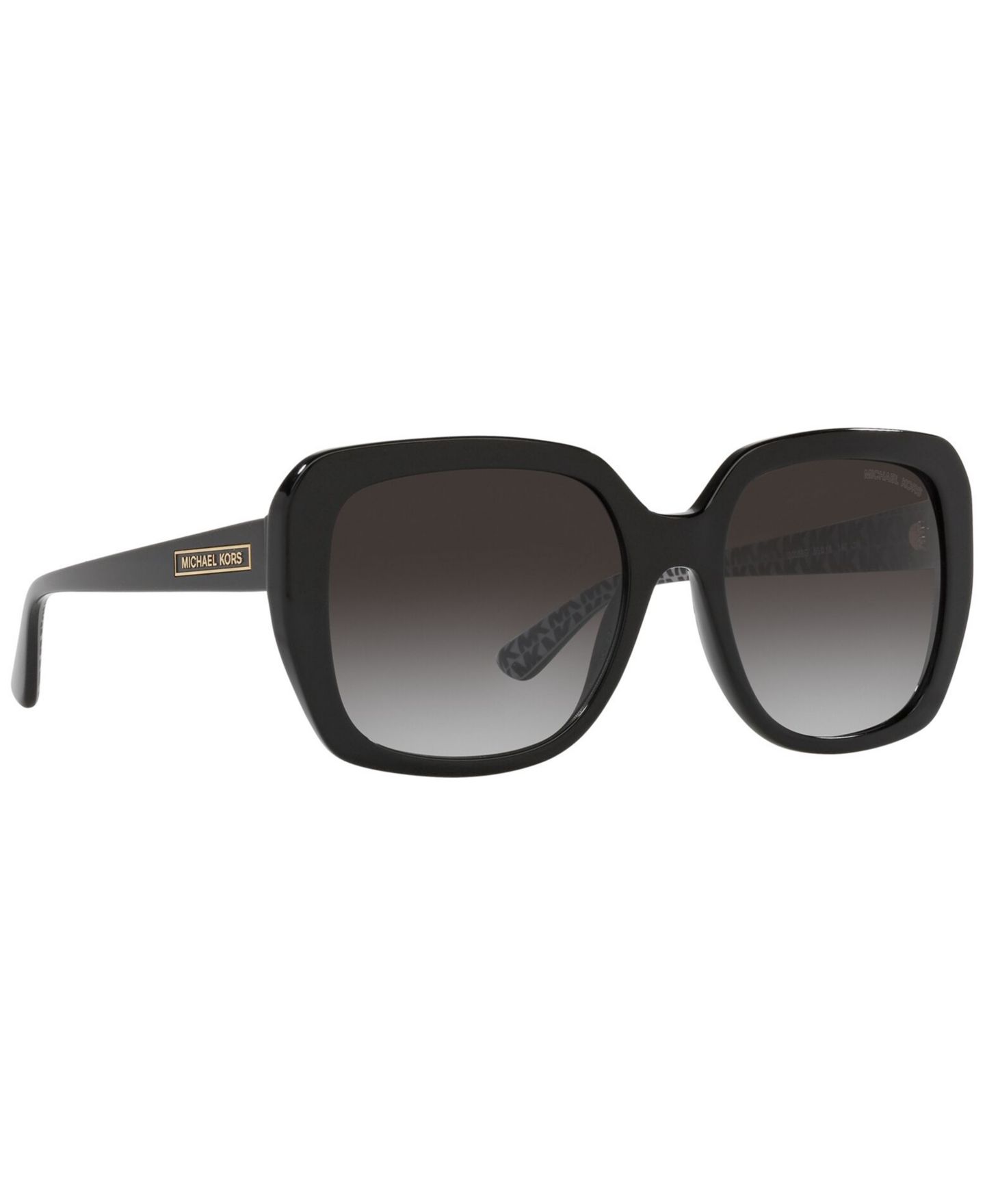 Женские солнцезащитные очки Michael Kors Sunglasses, MK2140, цвет: Чёрный / Серый градиентный — фото 3