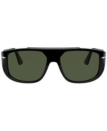 New PERSOL 2966 908/32 Sunglasses Burgundy Smoke Gradient Generic Case 54 mm 