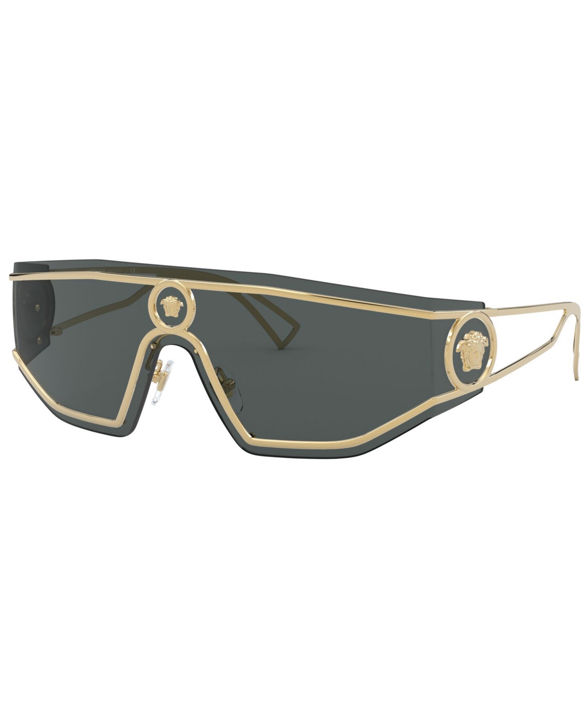 Versace Men's Sunglasses, Ve2226 45 In Gold,grey