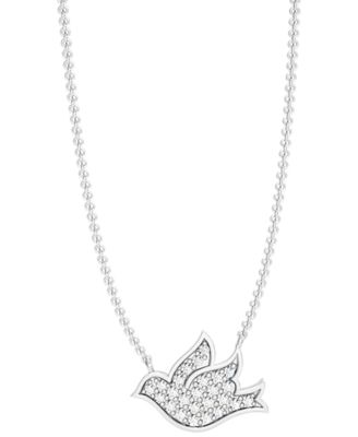 dove diamond necklace