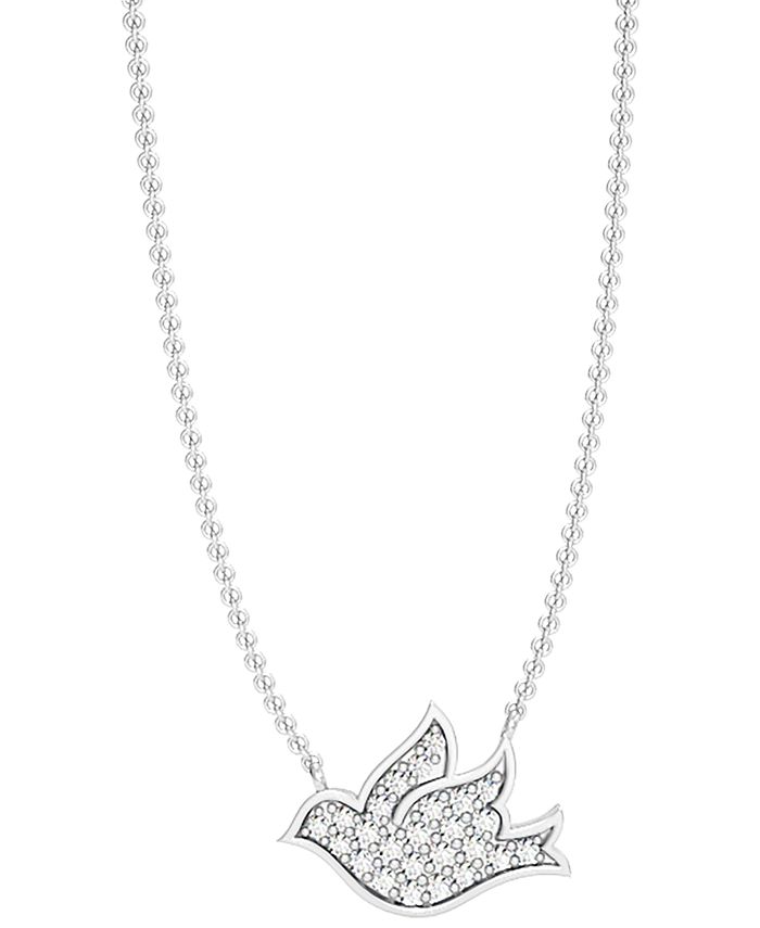 Diamond hotsell dove necklace