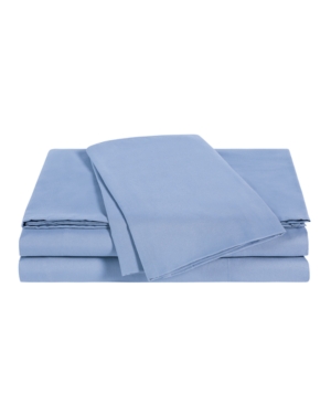 Wellbeing Oxywash Solid 300 Thread Count Sheet Set Queen Bedding