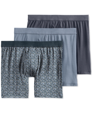 Jockey Men's Flex 365 Modal Stretch Boxer Brief 3 pack Created for Macy's