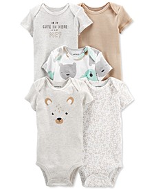 Baby Neutral 5-Pack Short-Sleeve Bodysuits