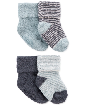 Carter's Baby Boys Four-Pack Chenille Booties