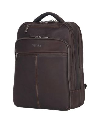Full-Grain Colombian Leather 16" Laptop Tablet Travel Backpack