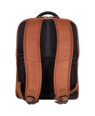 Full-Grain Colombian Leather 16" Laptop Tablet Travel Backpack