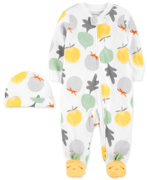 Carter's Baby Boys or Girls 2-Pc Cap & Zip-Up Sleep & Play Set