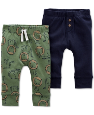 Carter's Baby Boys 2-Pk Cotton Pull-On Pants