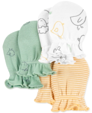 Carter's Baby Boys or Girls 3-Pack Mittens