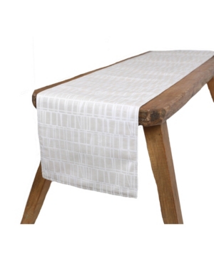 Manor Luxe Patrice Double Sides Long Table Runner In Beige