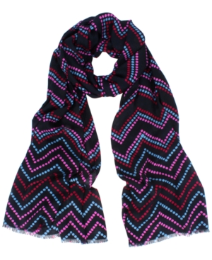 Kate Spade New York Chevron Dot Oblong Scarf