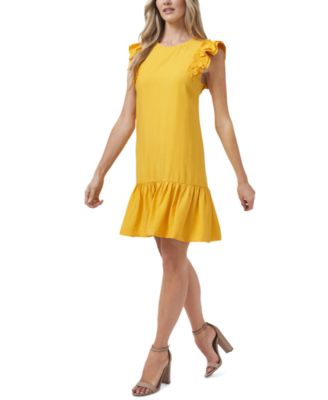 cece flutter sleeve dress