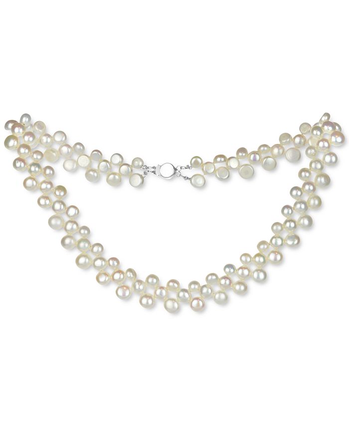 Macy's freshwater store pearl necklace