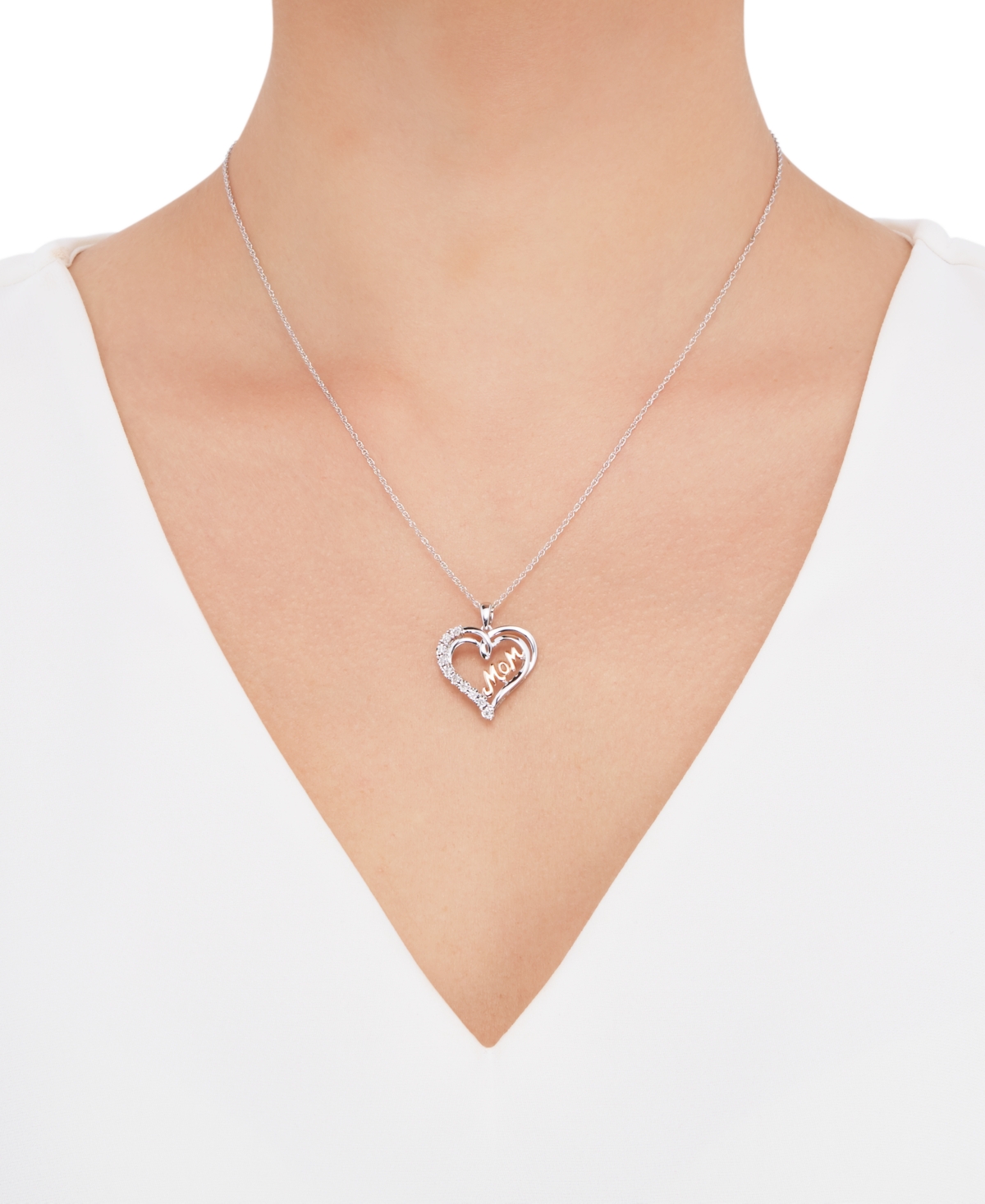 Diamond Heart Mom 18