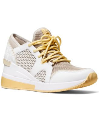 michael michael kors liv trainer signature logo sneakers