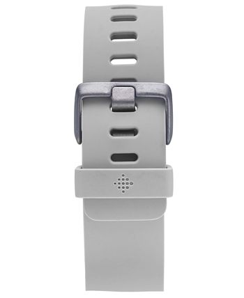Fitbit - Women's Versa 2 Mist Gray Elastomer Strap Touchscreen Smart Watch 39mm