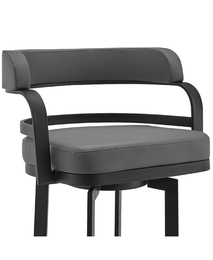 Armen Living Prinz Swivel Bar and Counter Stool Macy's