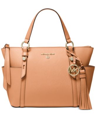 michael kors sullivan small convertible top zip leather tote