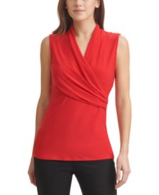 Ruched V-Neck Top