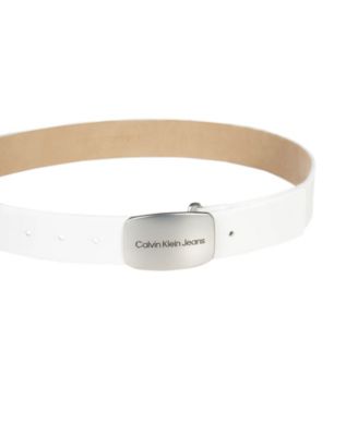 Calvin Klein Women's Jeans Casual Plaque Buckle Belt