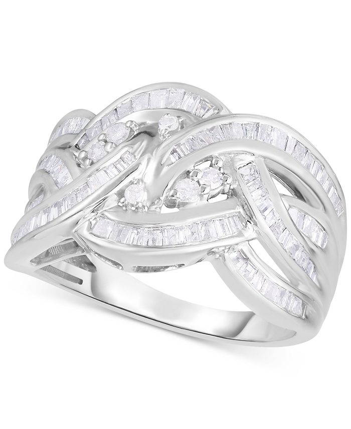 Macy's baguette ring on sale