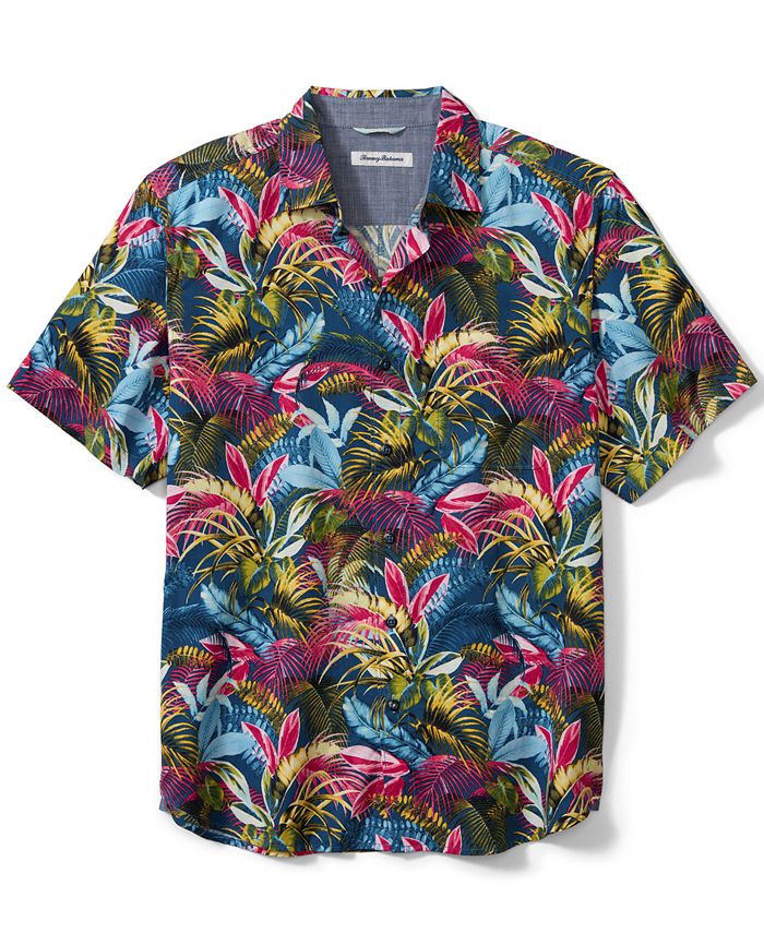 Tommy Bahama Men's Fuego Palms Print Short-Sleeve Shirt & Reviews ...
