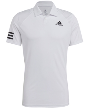 adidas Men's Aeroready Tennis Club 3-Stripes Polo Shirt