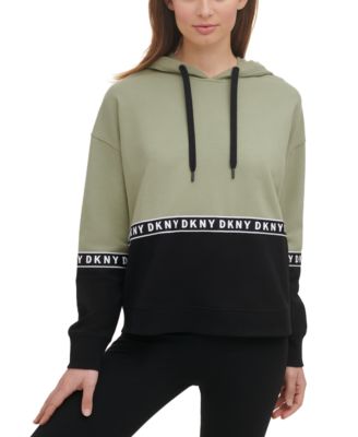 dkny tape hoodie