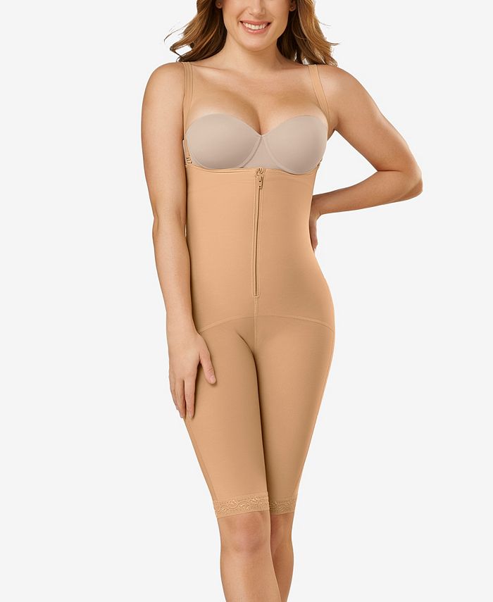 Shapewear & Fajas The Best Faja Girdle Fresh and Light Open-Bust Mid-Thigh  Bodysuit Tummy To Thighs Slimmer-Bodysuit Tops For Women 