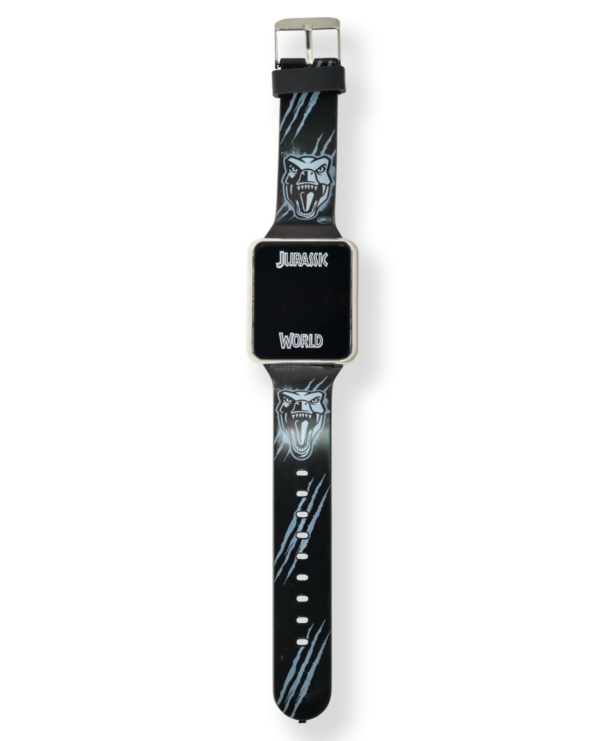 Jurassic Park Kid's Touch Led ScreenSilicone Strap Watch, 36mm x 33 mm - Black
