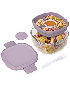 Leak-Proof All-In-One Salad Container