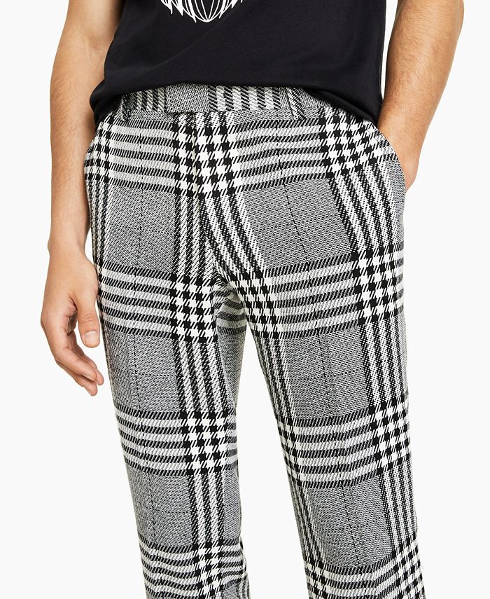 INC International Concepts Men's SlimFit Plaid Pants, Created for Macy's Macy's