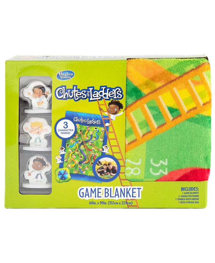 Hasbro CLOSEOUT! Chutes and Ladder Game Blanket Macy's