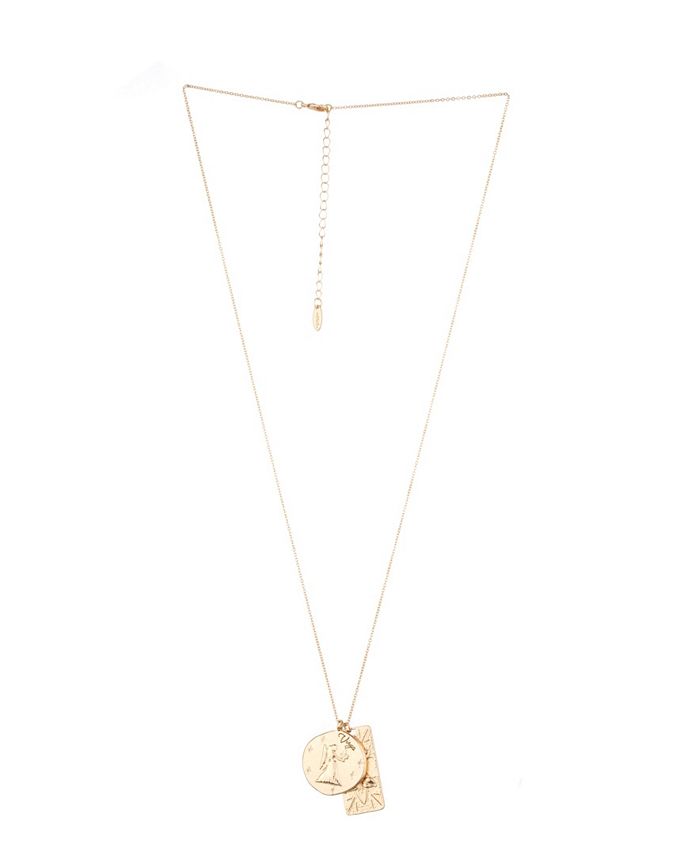ETTIKA Women's Zodiac Double Charm Necklace Macy's