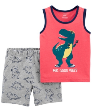Baby Boys Dino Tank Short 2 Piece Set