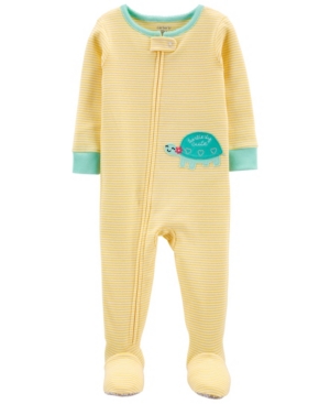 Baby Girls Snug Fit Cotton Footed Pajama