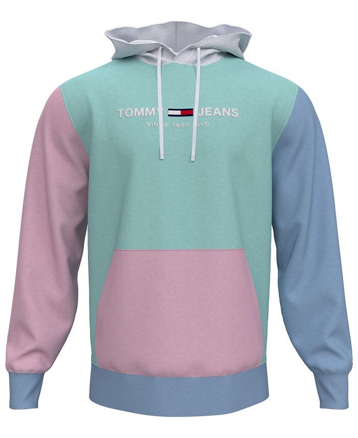 Tommy Tommy Men's Pastel Colorblocked Hoodie & Reviews Sweaters - Men - Macy's