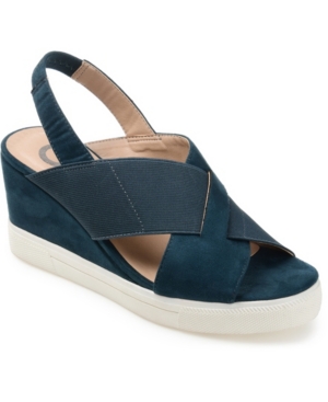 Journee Collection Women's Ronnie Wedge Sandals Women's Shoes
