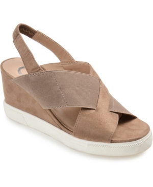 Journee Collection Women's Ronnie Wedge Sandals Women's Shoes
