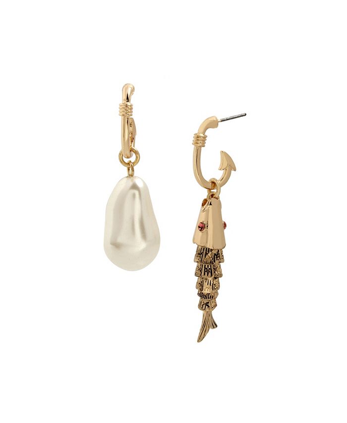 Betsey johnson top pearl earrings